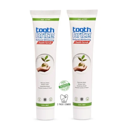 toothbrite natural whitening tooth scrub - Pack of 2