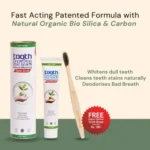 toothbrite natural whitening tooth scrub - 3 Pack Combo With FREE Bamboo Toothbrush - Image 10