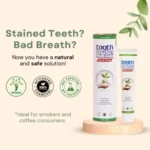 toothbrite natural whitening tooth scrub - 3 Pack Combo With FREE Bamboo Toothbrush - Image 2